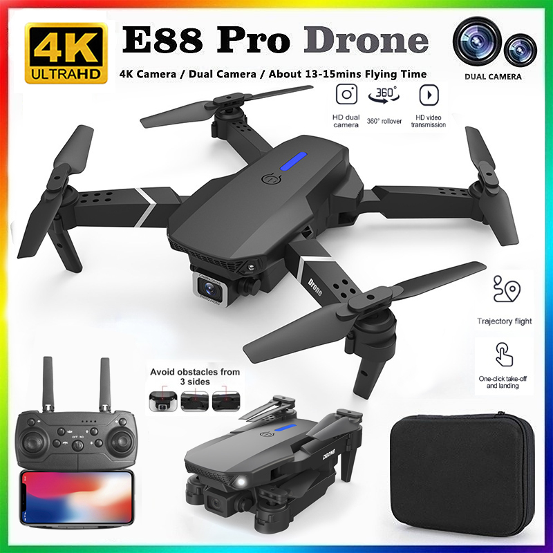 Drone Ae Rc - 2026 NOWY E88 Profesjonalny Dron RC