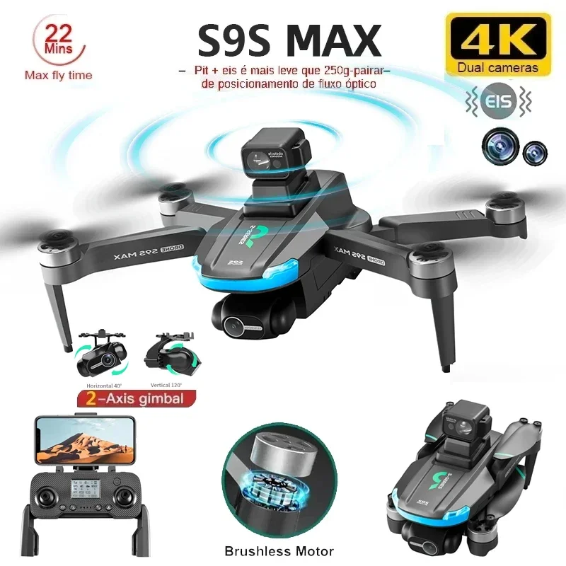 Drone Ae Rc - NOWOŚĆ S9S MAX MINI Drone 4K