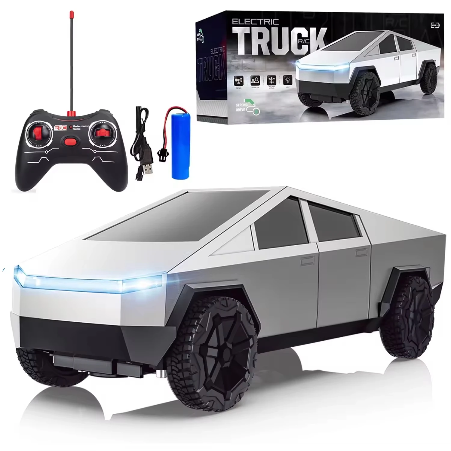 Drone Rc Bolide - 1:24 RC Cybertruck Pickup 4WD Samochód