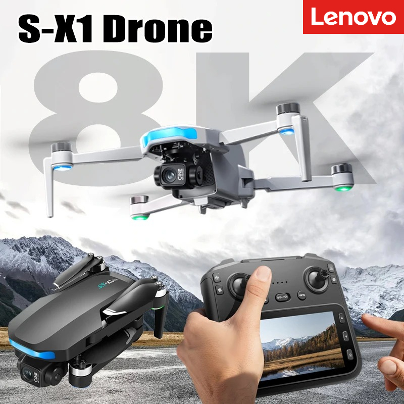 Drone X1 Rc - Dron Lenovo S-X1 8K HD Profesjonalny