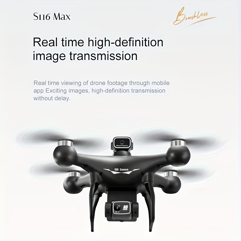 Drone Rc S116 - Nowy dron S116 z silnikiem bezszczotkowym