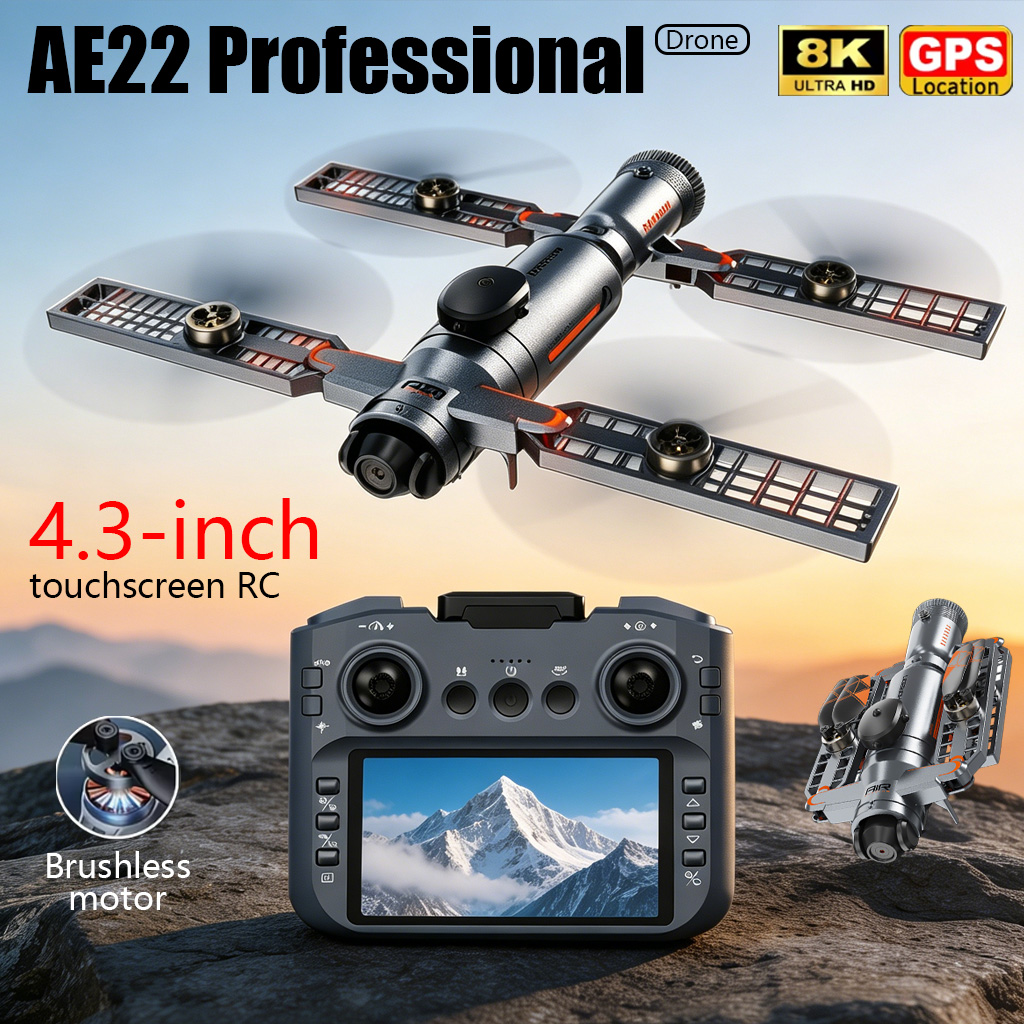 Drone Ae Rc - Ulepszony składany dron AE22 PRO MAX