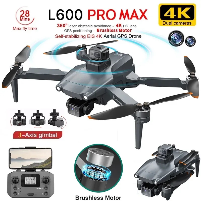 Drone Ae Rc - L600 PRO MAX GPS Drone Profesjonalny