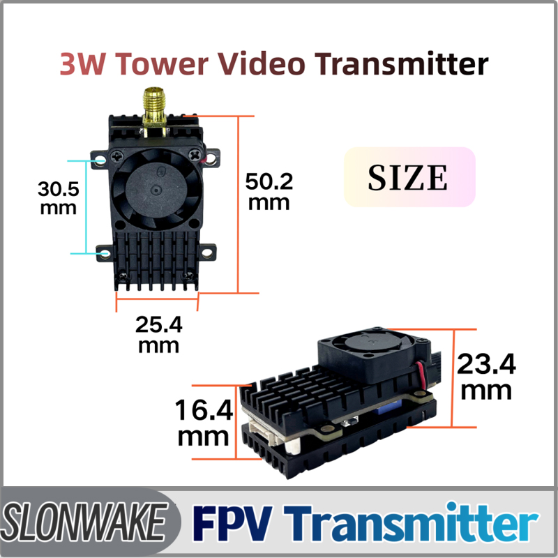 Receiver Rc Drone - Moduł transmisji wideo FPV SLONWAKE 5.8G