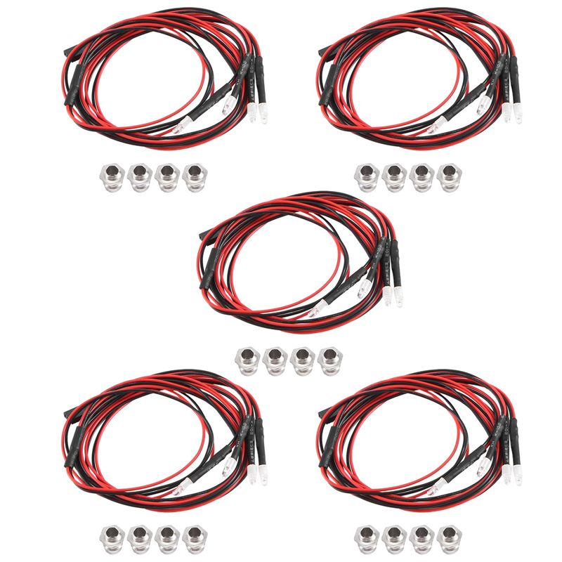 Rc Drift Car Kit - Zestaw 4 diod LED 3mm do