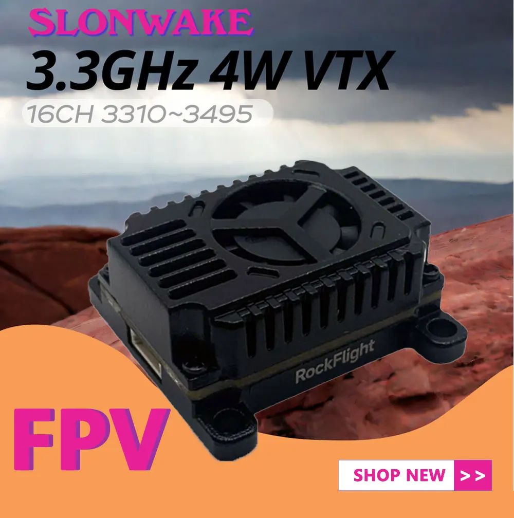 SLONWAKE FPV 3.3G 16CH 4000mW  – Drone Rc Fpv recenzja i cena
