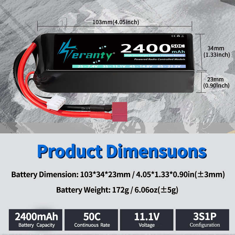 TERANTY 3S 2200/2400/2600mAh B – Drone Rc Truck recenzja i cena