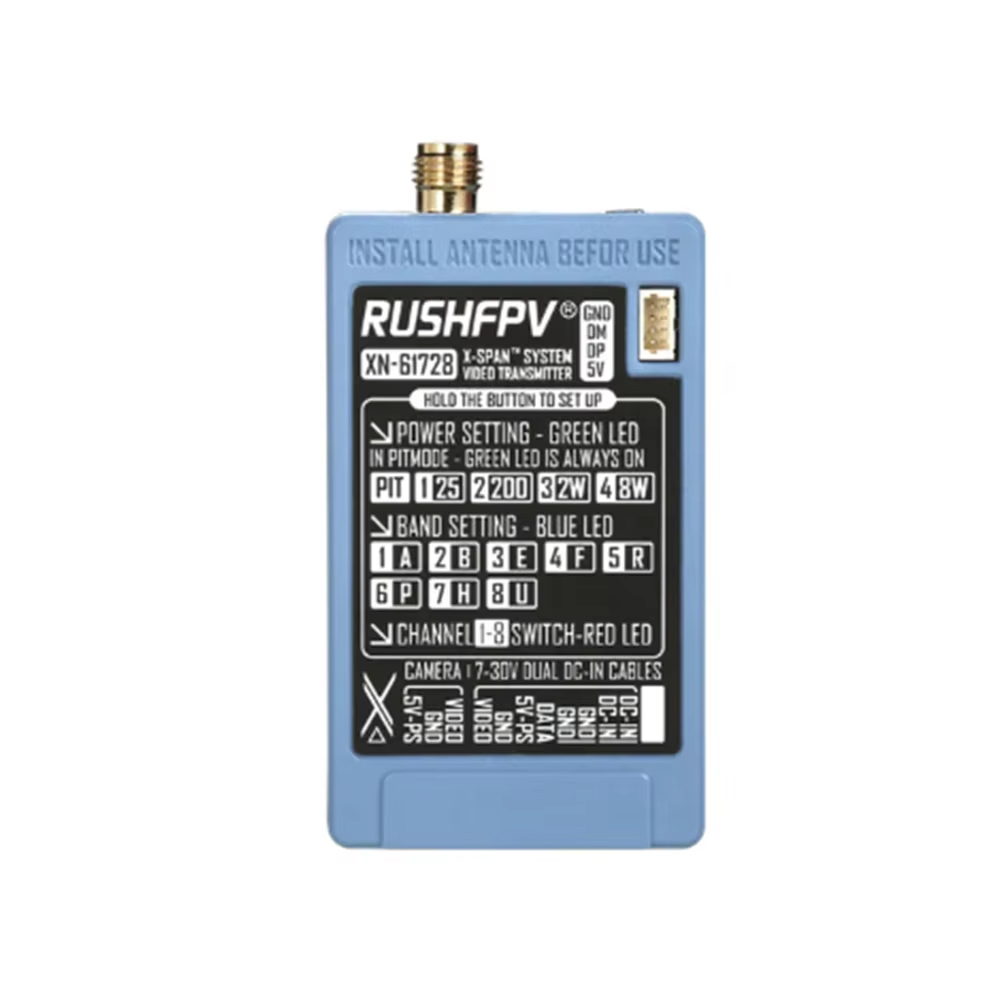 RUSHFPV 6.1‑7.2G 8W X61728 VTX – Receiver Rc Drone recenzja i cena