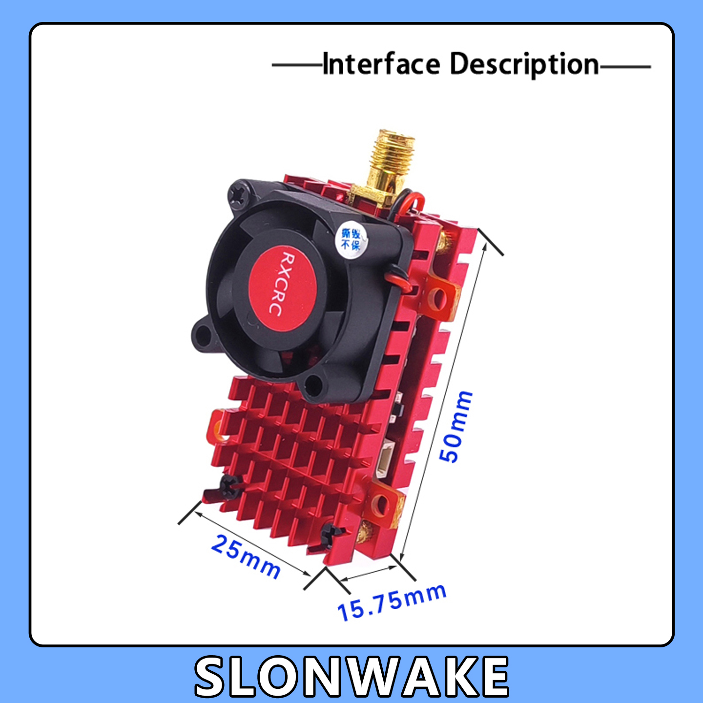 SLONWAKE 5.8G 2W VTX FPV Kamer – Drone Ae Rc recenzja i cena