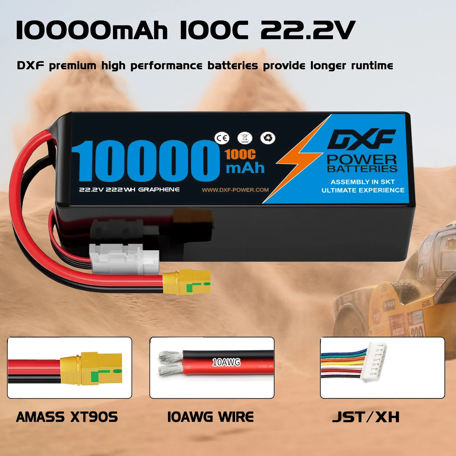 Akumulator Lipo DXF 6S 10000mA – Rc Drift Car Kit recenzja i cena