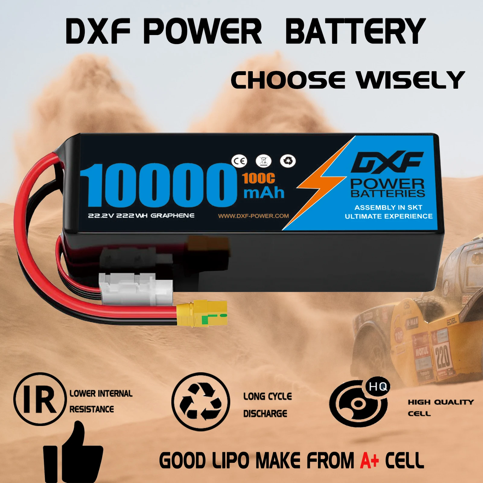Akumulator Lipo DXF 6S 10000mA – Rc Drift Car Kit recenzja i cena