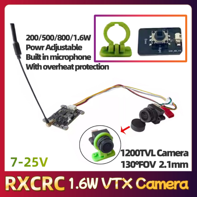 Moduł RXCRC 5.8G 48CH 1.6W VTX – Drone Rc Fpv recenzja i cena