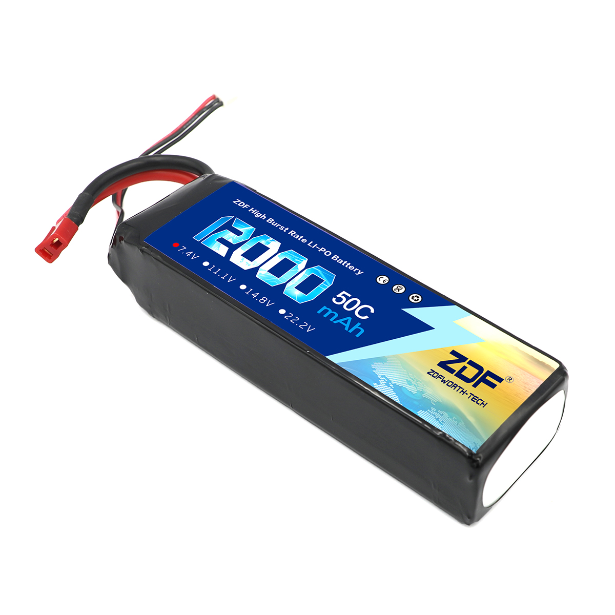 Akumulator Lipo ZDF 7.4V 12000 – Drone Rc Truck recenzja i cena
