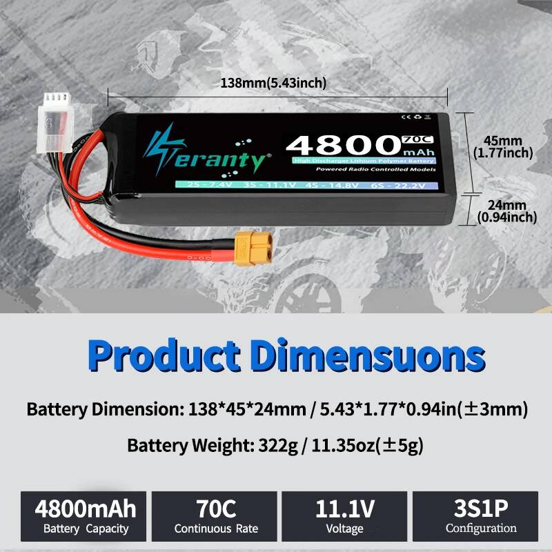 TERANTY 3S 4800mAh Akumulator  – Drone Rc Truck recenzja i cena