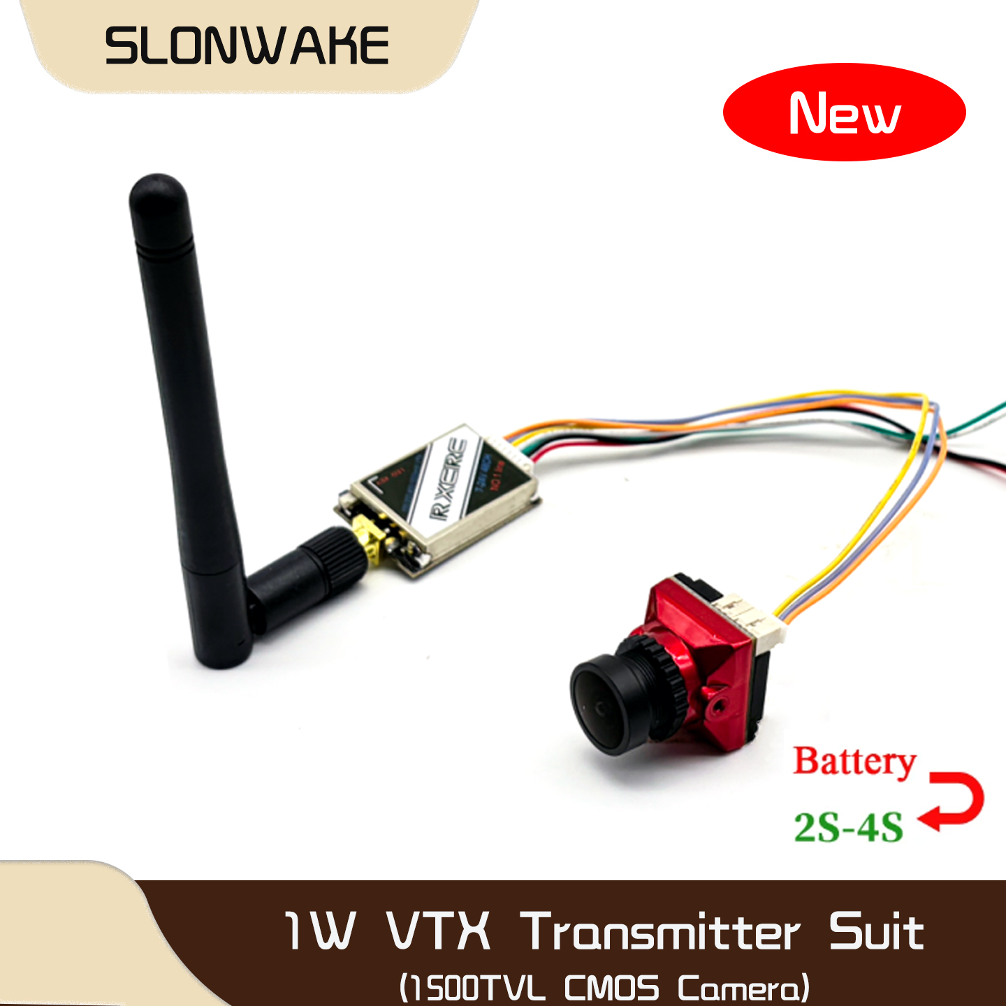 SLONWAKE 5.8G 48CH 1W VTX 100/ – Receiver Rc Drone recenzja i cena