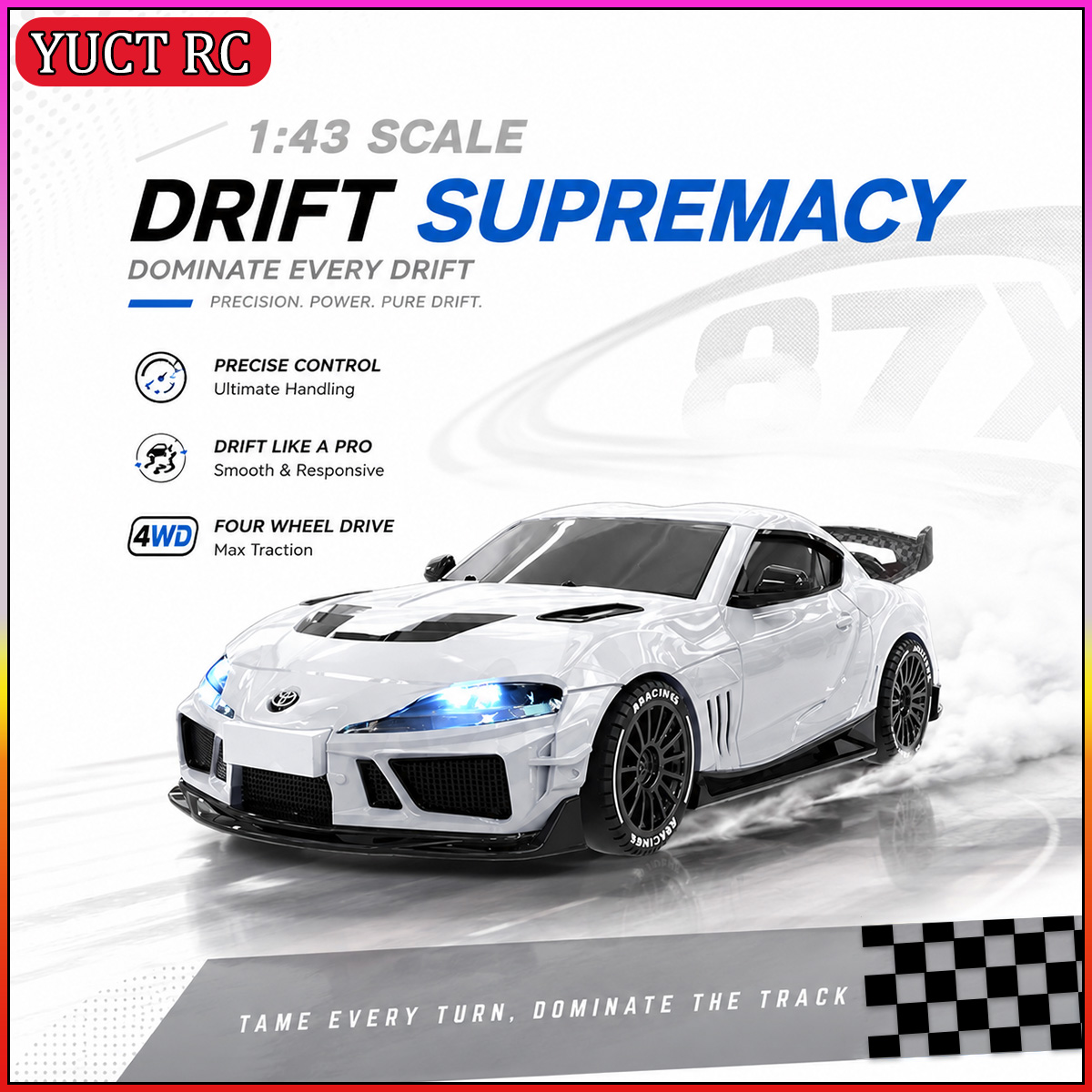 JXC SP4301 1087X Supra 1/43 Mi – Rc Drift Car Kit recenzja i cena